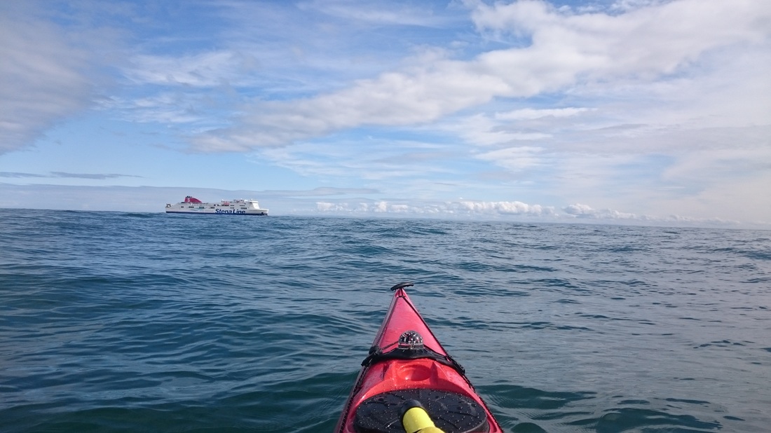 Dave Horkan Sea kayaking the Irish Sea