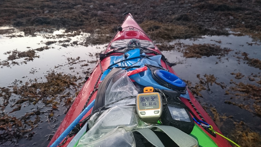 Kayaking around Achill Island record
