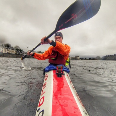 David Horkan kayak training Ireland 