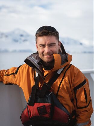 David Horkan Kayaking Antarctica
