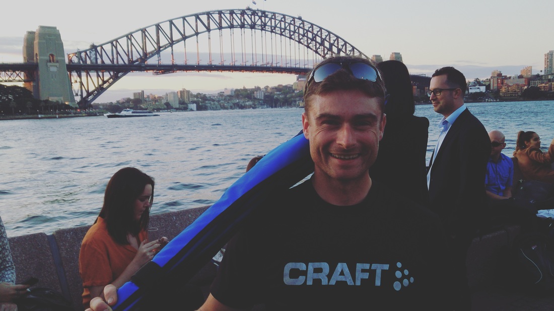 David Horkan Kayaking Sydney Harbour Australia 